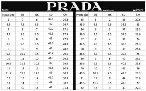 Prada Shoe Size Charts 